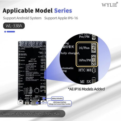 Alternative view of کیت تست و شوک باطری WYLIE WL-338A