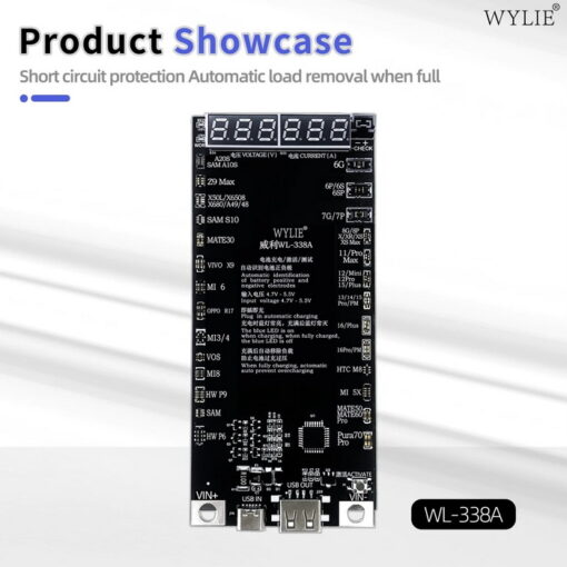 کیت تست و شوک باطری WYLIE WL-338A - Image 8