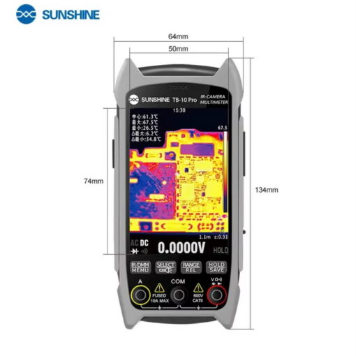 مولتی متر دیجیتال با دوربین حرارتی SUNSHINE TB-10 PRO - تصویر 6