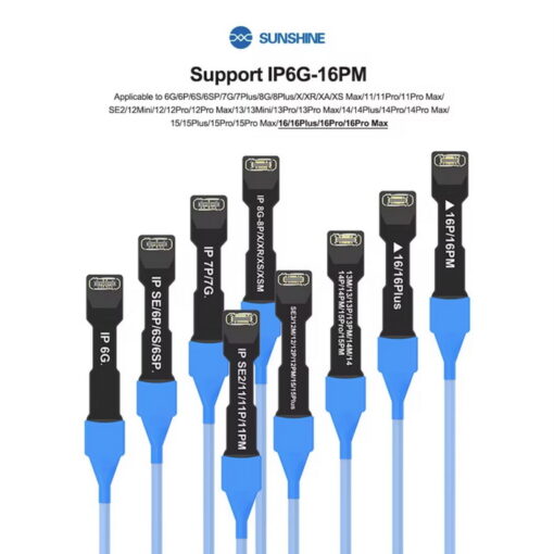 کابل پاور منبع آیفون SUNSHINE SS-905 SE (IP6-16PM) - تصویر 8