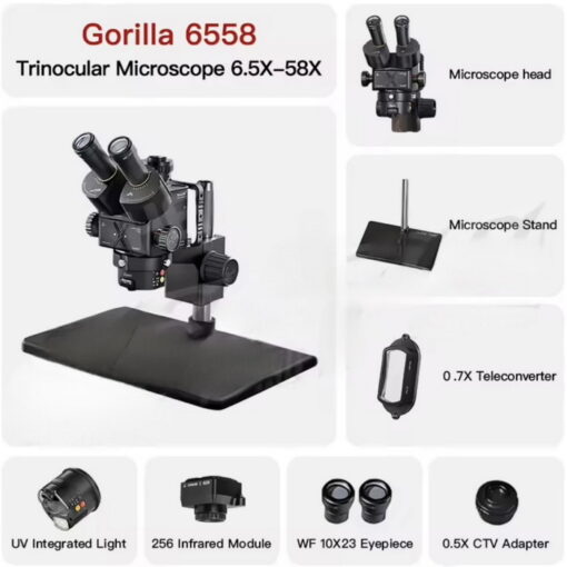 پک فول (به همراه لنز واید) QIANLI GORILLA 6558X - تصویر 9