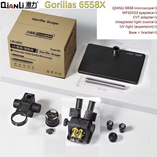پک فول (به همراه لنز واید) QIANLI GORILLA 6558X - تصویر 7