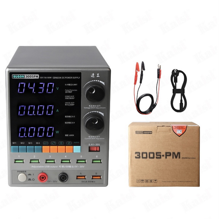 منبع تغذیه + کابل پاور ورژن (2026) SUGON 3005PM - تصویر 10