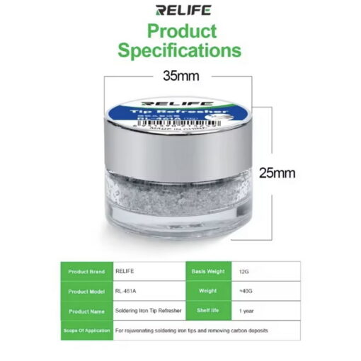 Alternative view of ترمیم کننده نوک هویه RELIFE RL-461A