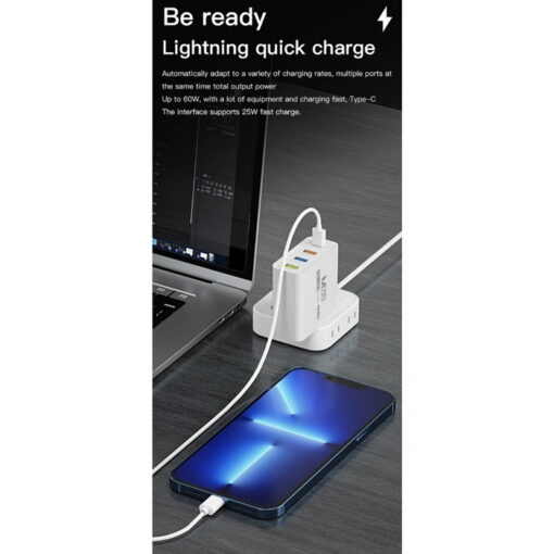 مولتی شارژ MAANT QC3.0+PD3.0 60W - تصویر 4