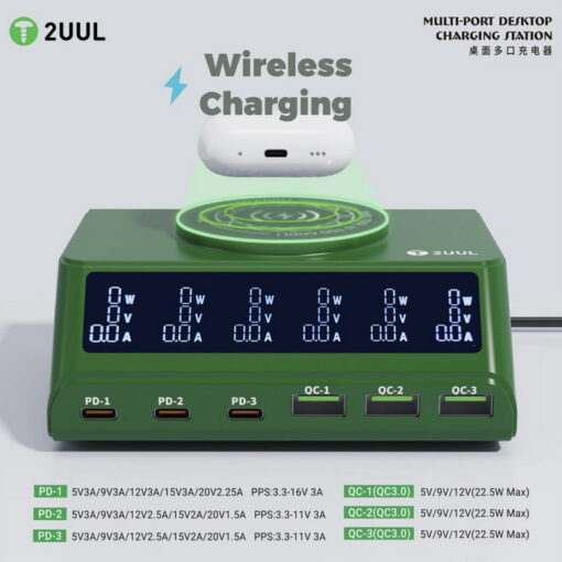 مولتی شارژر 2UUL PC11 MULTI-PORT DESKTOP - تصویر 6