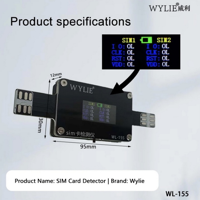 تستر سیم کارت WYLIE WL-155 SIM - Image 2