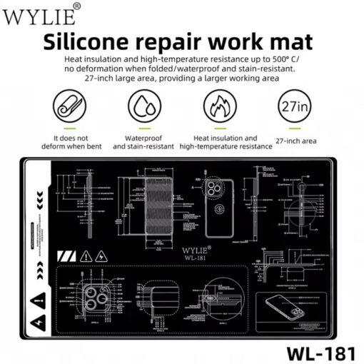 پد کار چند منظوره WYLIE WL-181 - Image 3