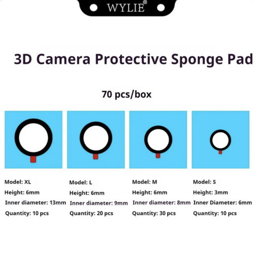 برچسب محافظ دوربین WYLIE 3D - Image 4