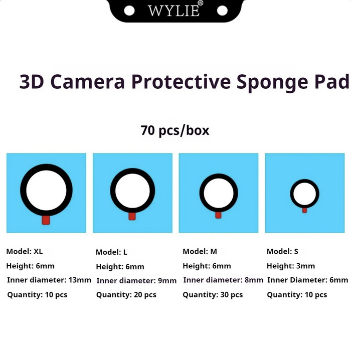 برچسب محافظ دوربین WYLIE 3D - Image 4