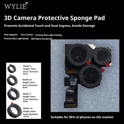 برچسب محافظ دوربین WYLIE 3D - Image 5