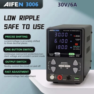 ویدئو معرفی منبع تغذیه AIFEN 3006
