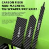 ست تیغ و قاب بازکن LUOWEI CARBON FIBER