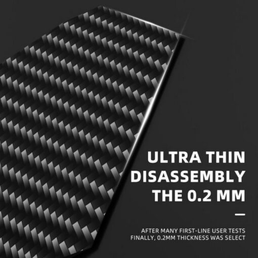 ست تیغ و قاب بازکن LUOWEI CARBON FIBER - تصویر 4