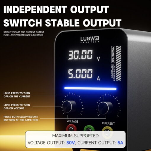منبع تغذیه LUOWEI D3-30V5A - Image 4