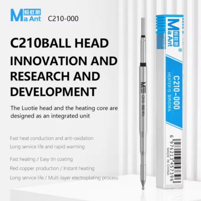 ویدئو معرفی نوک هویه تخصصی پایه سازی کانکتور MAANT C210-000