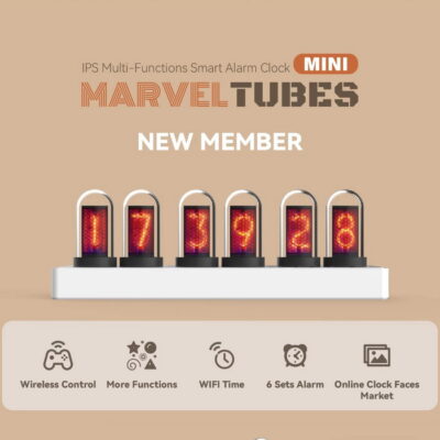 ویدئو معرفی ساعت هوشمند رو میزی MARVEL TUBLES MINI IPS02