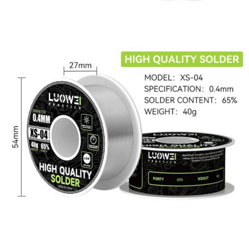 سیم لحیم LUOWEI XS-04 (0.4MM) - Image 9