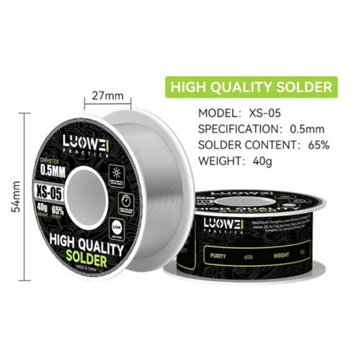 سیم لحیم LUOWEI XS-05 (0.5MM) - Image 9