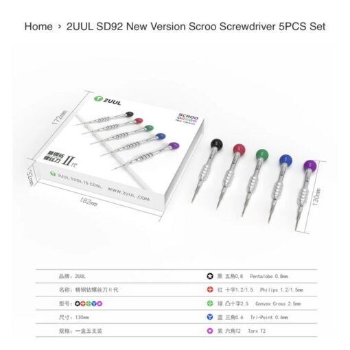 ست پیچ گوشتی 2UUL SD92 - تصویر 3
