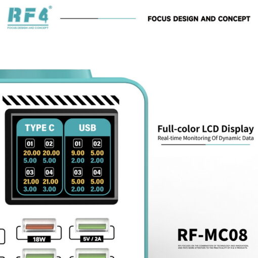 مولتی شارژر RF4 RF-MC08 - تصویر 6