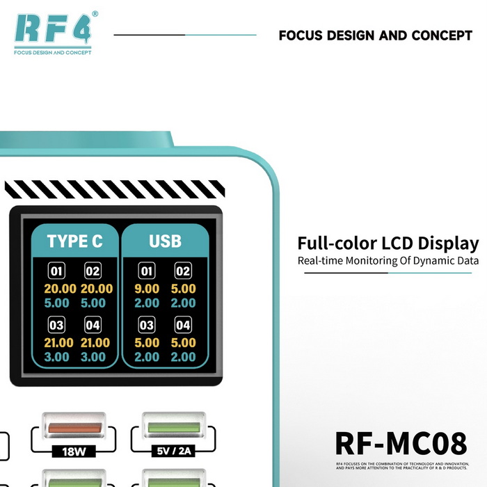 مولتی شارژر RF4 RF-MC08 - تصویر 6