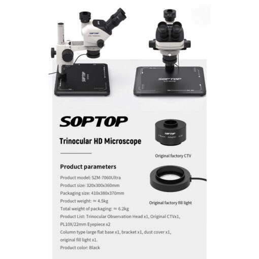 لوپ سه چشم SOPTOP SZM-7060 ULTRA - تصویر 7