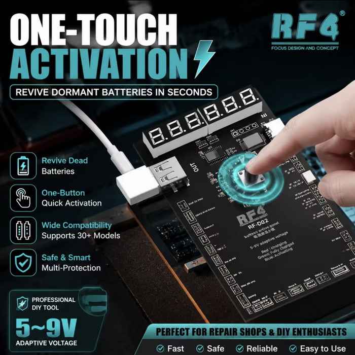 کیت تست و شوک باطری RF4 RF-D02 - Image 2